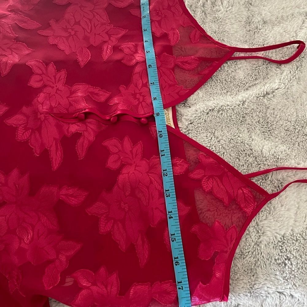 Vintage Victoria secret bodysuit hot pink sz medium - Picture 9 of 10